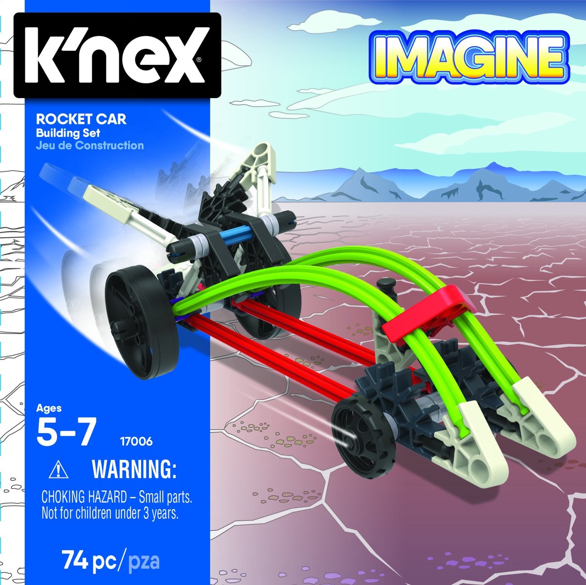 Knex Building Sets - Rocket Car 74-delig